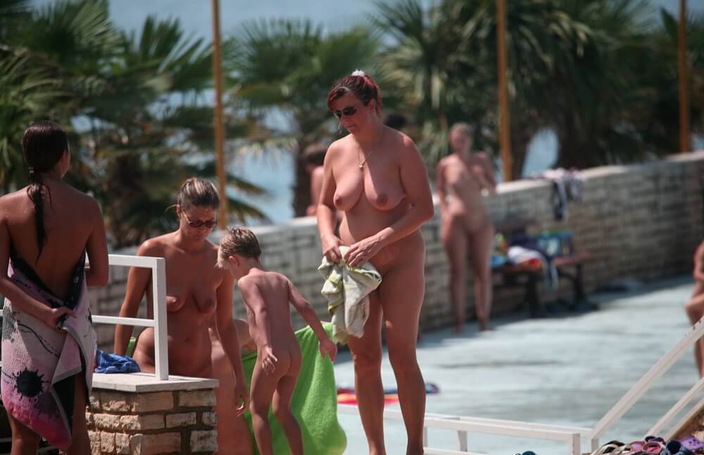 Boardwalk Biking pics - nudism in the world