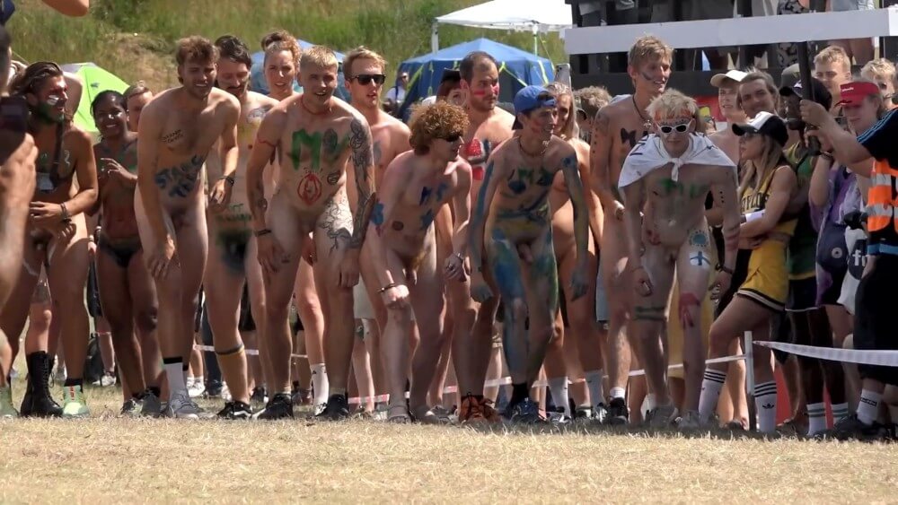 Roskilde Festival Full HD video - nudism in the world