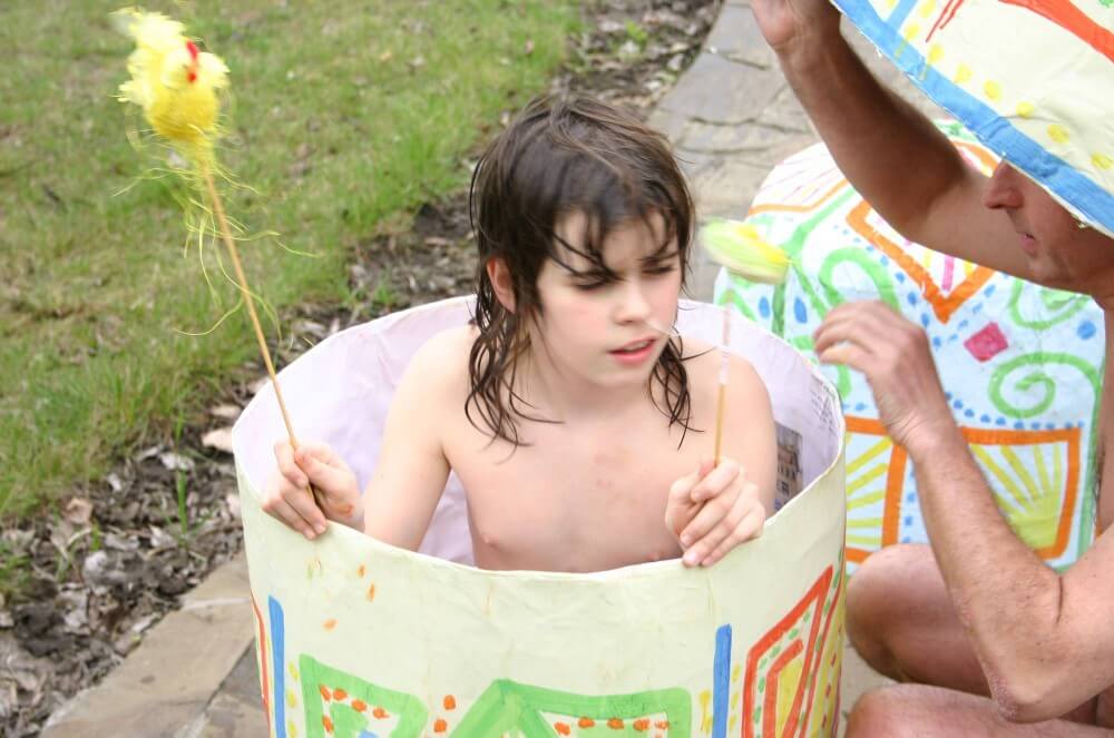 Easter 2X Eggs Outdoors photos - nudism in the world