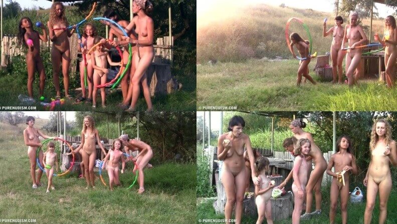 Countryside lounging 2 Full HD video - nudism in the world