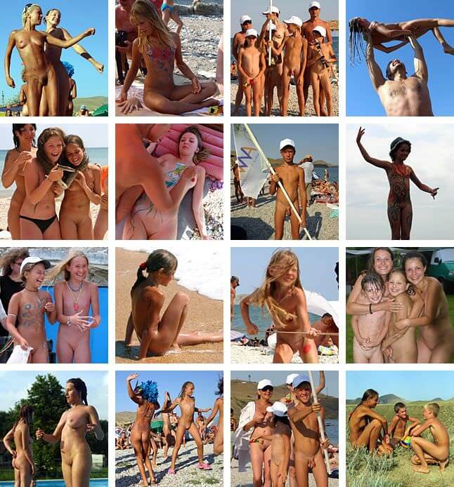A new collection of beautiful nudist photos - nudism in the world