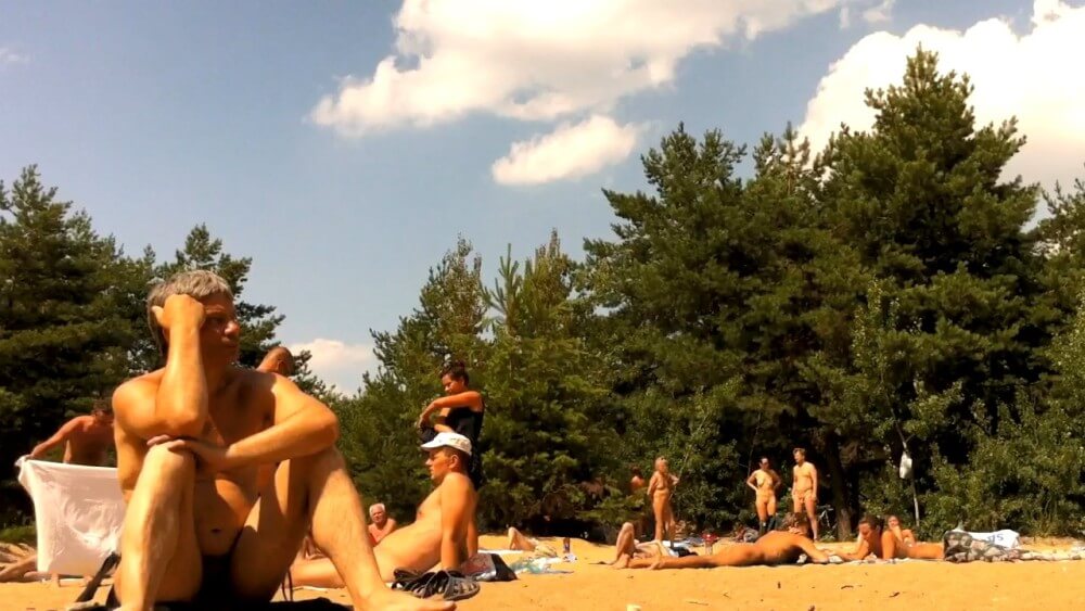 Nudist camping in the forest video HD - nudism in the world